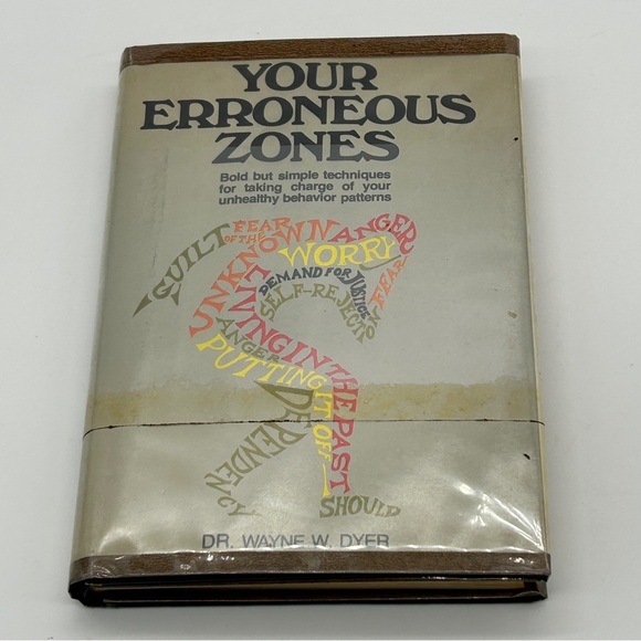 Your Erroneous Zones Dr. Wayne Dyer Hardcover Dust Jacket Very Good - Picture 1 of 10